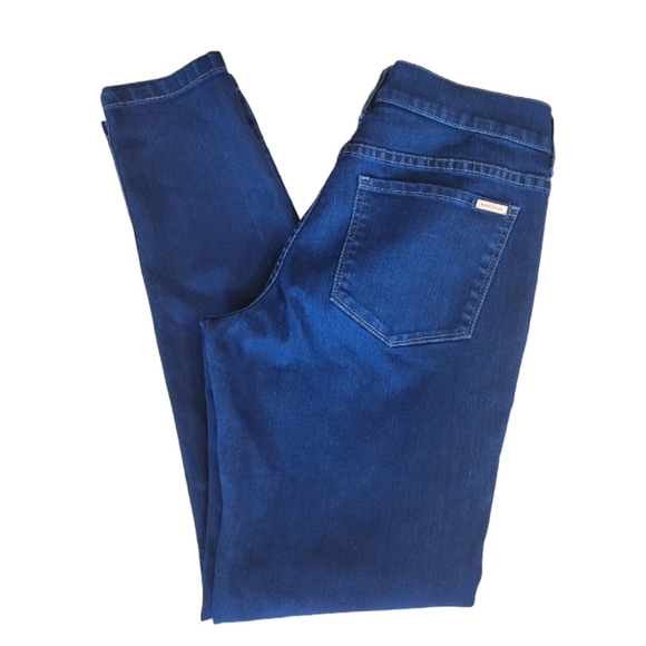 WHBM Noir Skinny Leg Denim Jeans Size Small - Picture 2 of 5